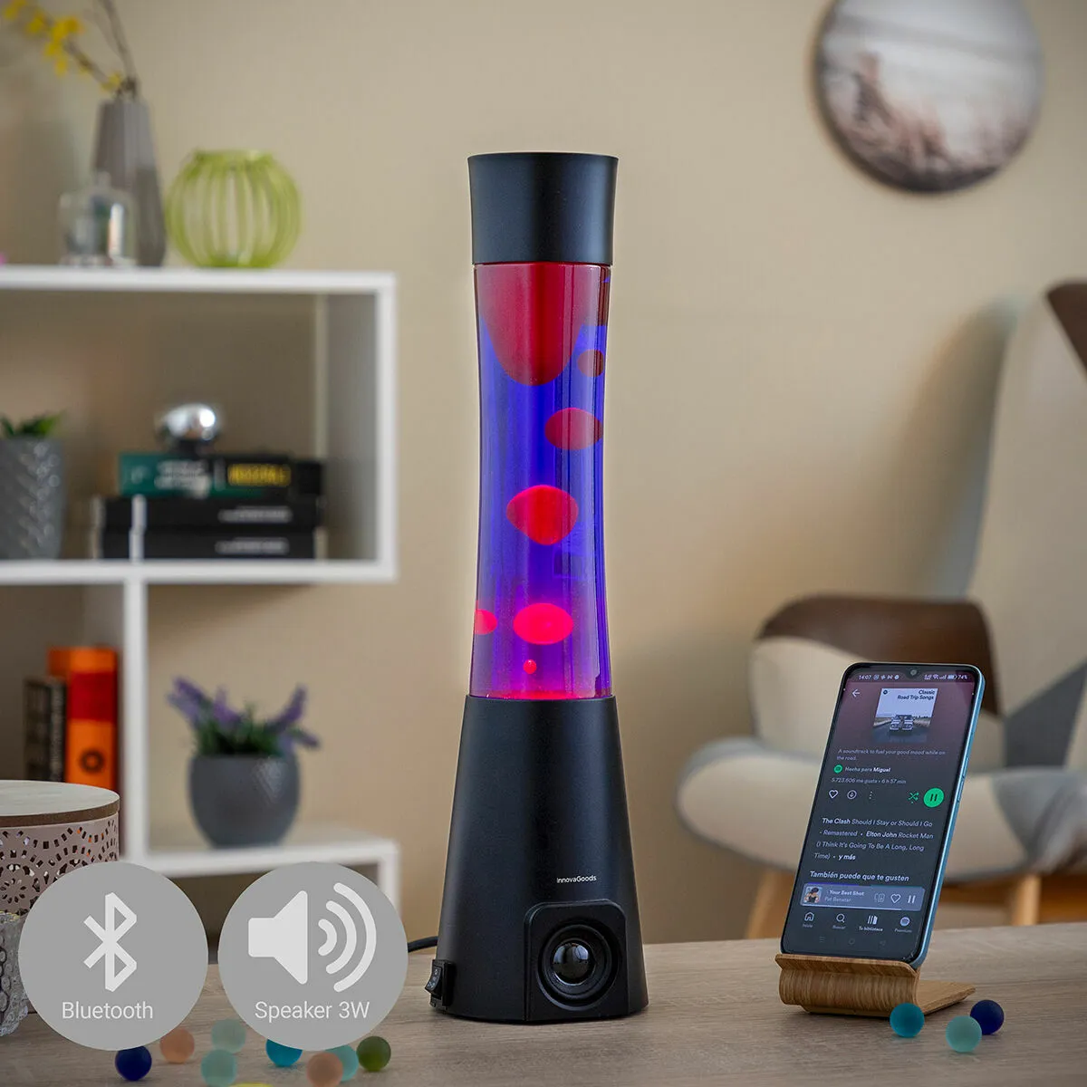 Lávová lampa s reproduktorem Maglamp InnovaGoods