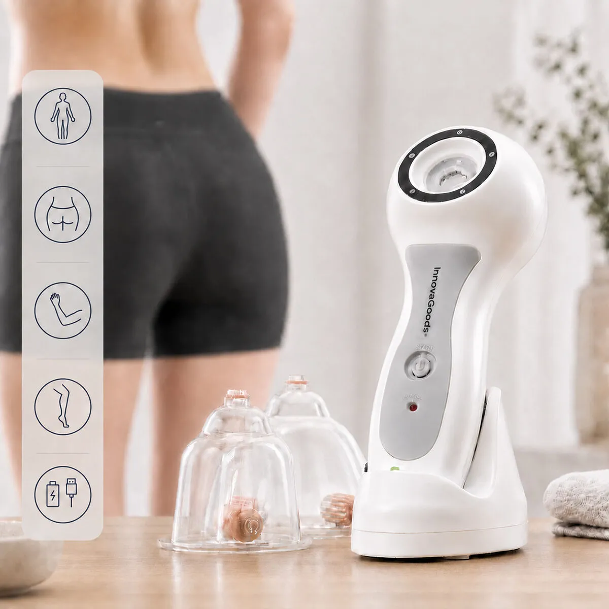 Vakuový přístroj proti celulitidě Pro InnovaGoods