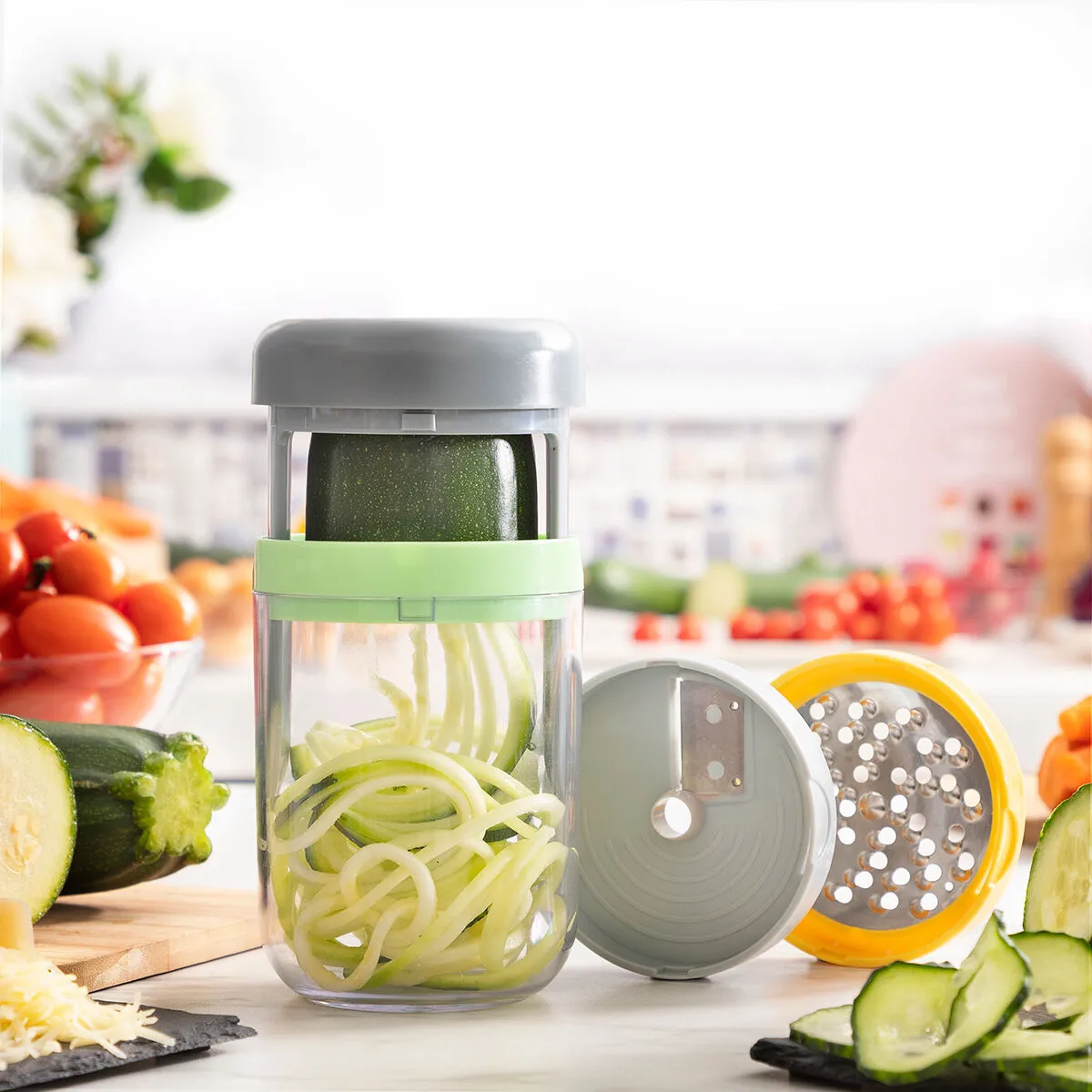 Spirálový kráječ zeleniny a struhadlo s recepty Vigizer InnovaGoods