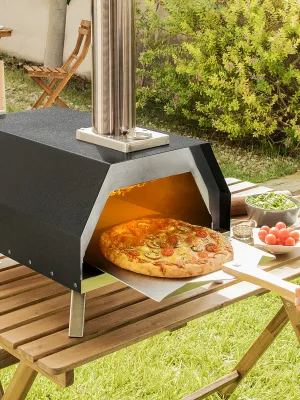 Peletová pec na pizzu s příslušenstvím Pizzahven InnovaGoods