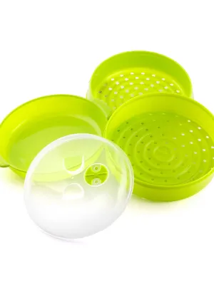 Dvojitý Napařovač do Mikrovlnné Trouby Codowave InnovaGoods
