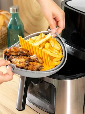 Skládací silikonový košík do vzduchové fritézy Fliynner InnovaGoods