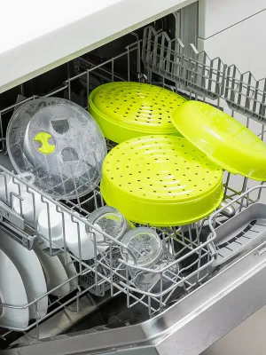 Dvojitý Napařovač do Mikrovlnné Trouby Codowave InnovaGoods