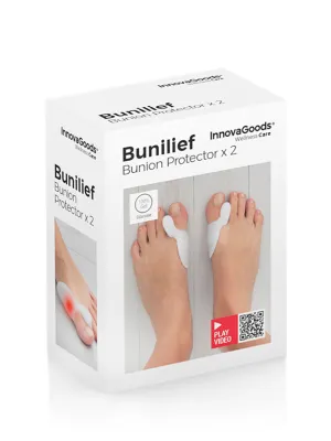 Ochranný silikonový korektor na vybočené palce Bunilief InnovaGoods 2 kusů