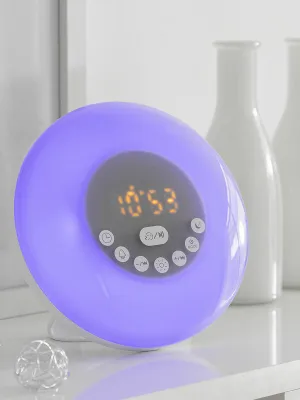 Dobíjecí budík s východem slunce a reproduktorem Sunrilk InnovaGoods