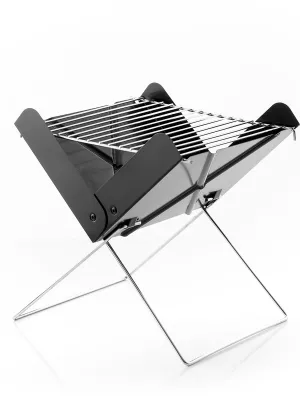 Přenosný skládací minigril na dřevěné uhlí Foldecue InnovaGoods