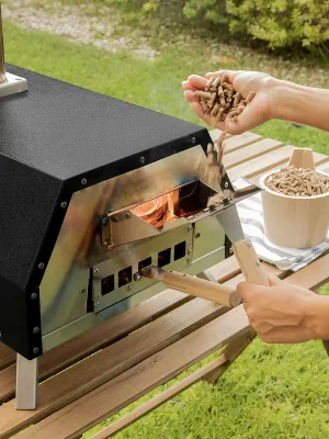 Peletová pec na pizzu s příslušenstvím Pizzahven InnovaGoods