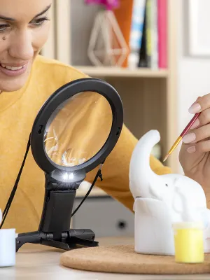 Hands-free lupa s LED světlem Zooled InnovaGoods