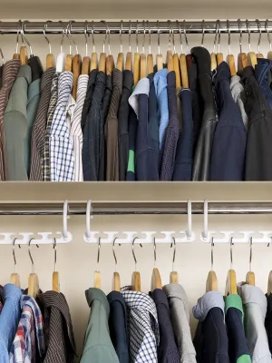 Věšák na Ramínka na 40 Oděvů Plusrobe InnovaGoods 24  Kusy