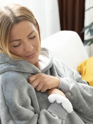 Oversized mikinová deka s kapucí s fleecovou podšívkou Swug InnovaGoods