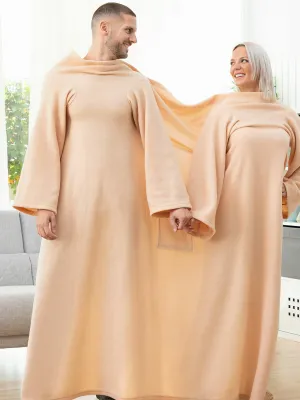 Přikrývka s rukávy s kapsou uprostřed Doublanket InnovaGoods