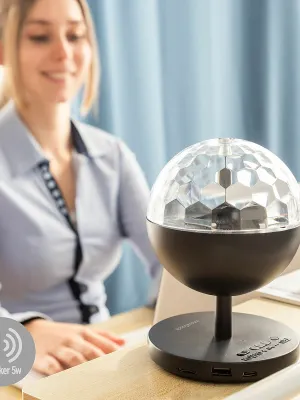 Dobíjecí projektor LED s reproduktorem Istarlyt InnovaGoods