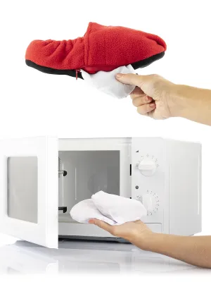 Domácí tenisky ohřívatelné v mikrovlnné troubě InnovaGoods Červený