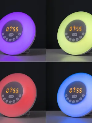 Dobíjecí budík s východem slunce a reproduktorem Sunrilk InnovaGoods