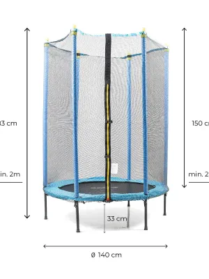 Dětská trampolína s bezpečnostní sítí Zuply InnovaGoods