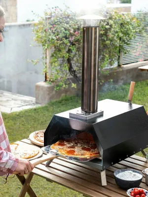 Peletová pec na pizzu s příslušenstvím Pizzahven InnovaGoods