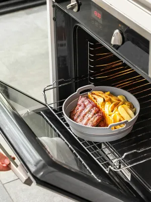Skládací silikonový košík do vzduchové fritézy Fliynner InnovaGoods