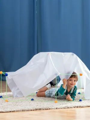 Stavebnice pevnosti pro děti Builkitt InnovaGoods 155 Kusy
