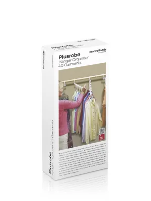 Věšák na Ramínka na 40 Oděvů Plusrobe InnovaGoods 24  Kusy