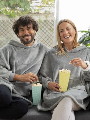 Oversized mikinová deka s kapucí s fleecovou podšívkou Swug InnovaGoods