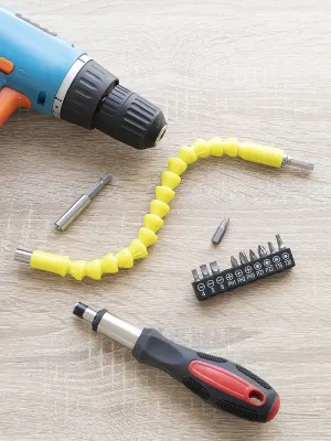 Magnetický ohebný nástavec na šroubovák s příslušenstvím Drillex InnovaGoods