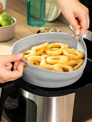 Skládací silikonový košík do vzduchové fritézy Fliynner InnovaGoods