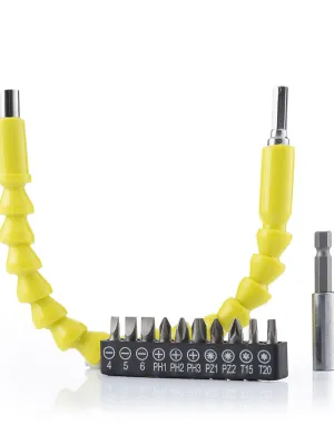 Magnetický ohebný nástavec na šroubovák s příslušenstvím Drillex InnovaGoods