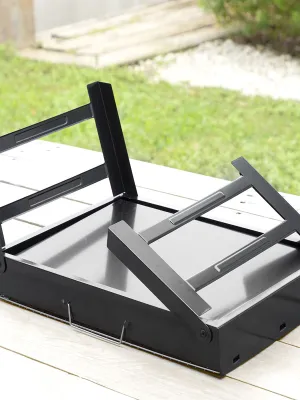 Přenosný skládací gril na dřevěné uhlí BearBQ InnovaGoods