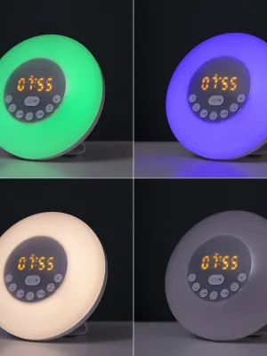 Dobíjecí budík s východem slunce a reproduktorem Sunrilk InnovaGoods