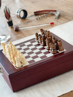 Set na Víno a Šachy InnovaGoods 37 Kusy