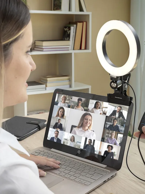 Produkt Kruhové selfie světlo se svorkovým držákem Lumahoop InnovaGoods Obrázek