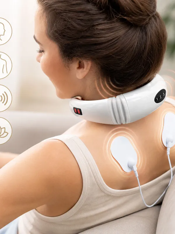 Produkt Elektromagnetický Masážní Přístroj na Krk a Záda Calmagner InnovaGoods Obrázek