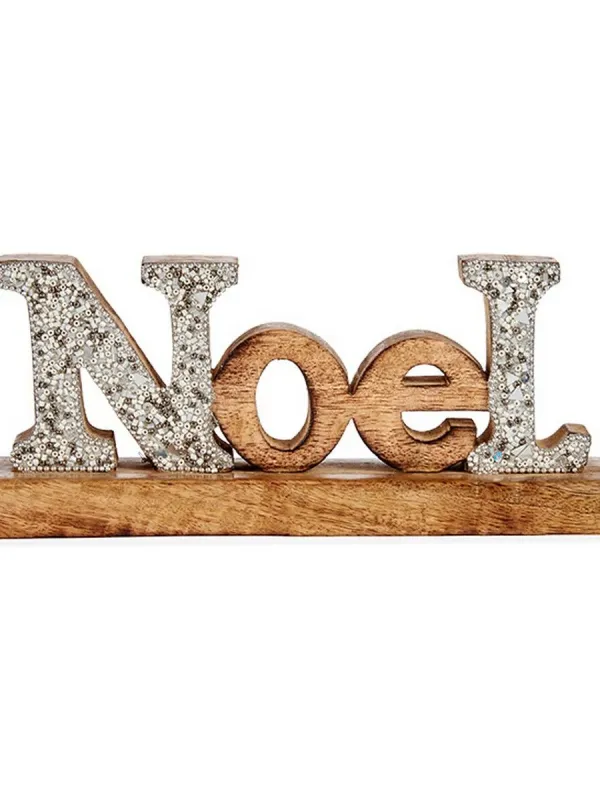 Produkt Dekorativní postava Krist+ Noel Stříbřitý Třpytky 6,5 x 10 x 25 cm Obrázek