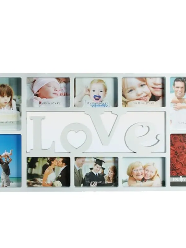 Produkt Nástěnný rámeček na fotky Romantic Items Dřevo 10 fotkas Obrázek
