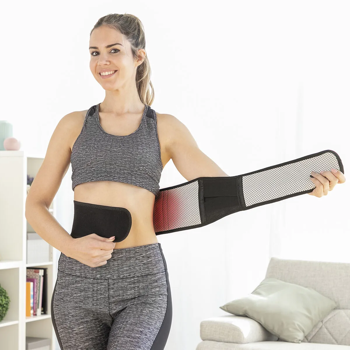 Tepelný korekční pás s turmalínovými magnety Tourmabelt InnovaGoods
