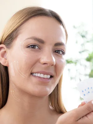 Neviditelné přilnavé náplasti Face Lift Liftrik InnovaGoods 40 kusů