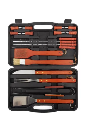 Kufřík nářadí na grilování Barbecase InnovaGoods 18 Kusy