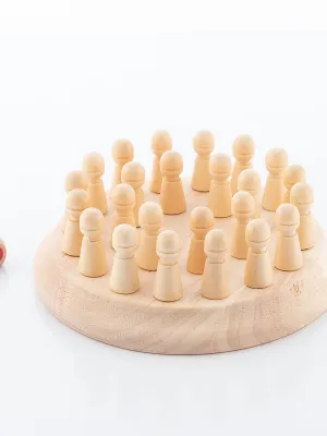 Dřevěné paměťové šachy Taeda InnovaGoods 26 Kusy