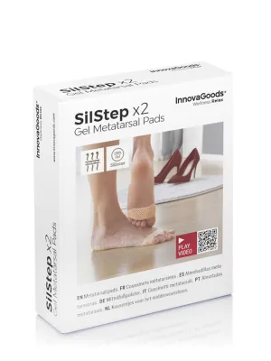 Nártní polštářky ze silikonového gelu SilStep InnovaGoods 2 kusů