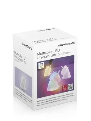 Barevný Svítící Jednorožec LEDicorn InnovaGoods