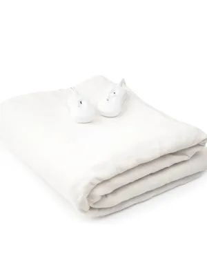 Dvojlůžkový elektrický ohřívač Blewarm InnovaGoods 60+60 W 140 x 160 cm Bílý