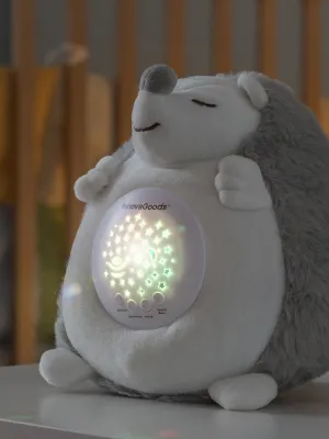 Plyšový ježek s bílým šumem a reflektorem proti strachu Spikey InnovaGoods