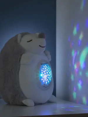 Plyšový ježek s bílým šumem a reflektorem proti strachu Spikey InnovaGoods