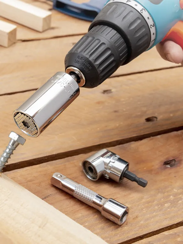Produkt Univerzální nástrčný klíč s příslušenstvím Uniscrew InnovaGoods Obrázek