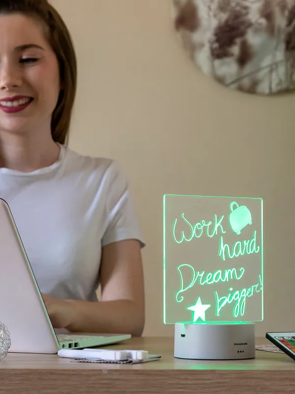 Produkt Tabulka LED na zprávy a poznámky Lemo InnovaGoods Obrázek