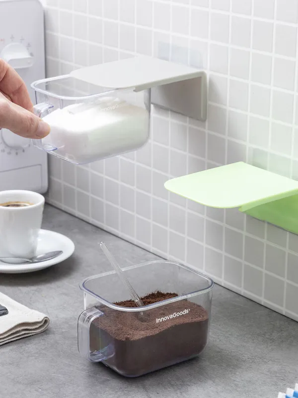 Produkt Odnímatelné přilepovací kuchyňské nádoby Handstore InnovaGoods 2 kusů Obrázek