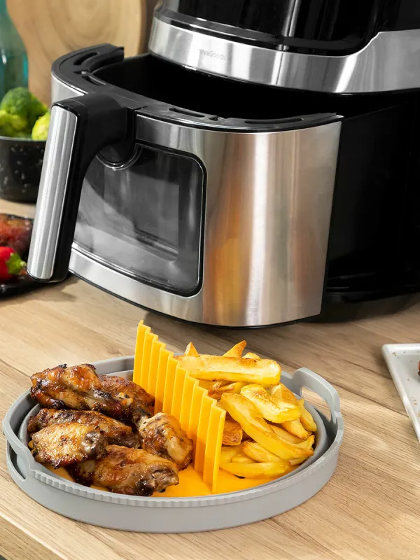 Produkt Skládací silikonový košík do vzduchové fritézy Fliynner InnovaGoods Obrázek