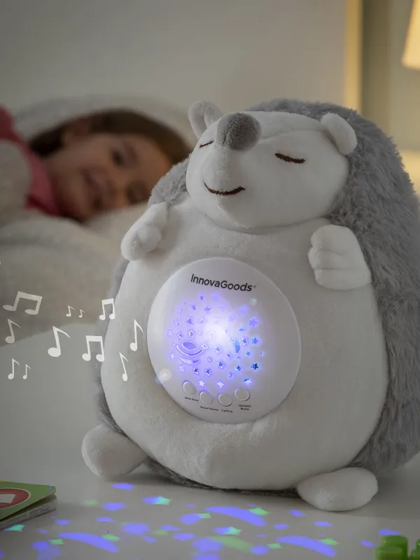 Produkt Plyšový ježek s bílým šumem a reflektorem proti strachu Spikey InnovaGoods Obrázek