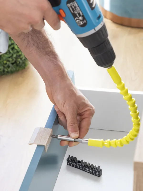 Produkt Magnetický ohebný nástavec na šroubovák s příslušenstvím Drillex InnovaGoods Obrázek