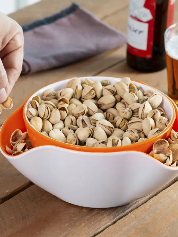 Produkt Misky na Oříšky 2 v 1 InnovaGoods 2 Kusy Obrázek